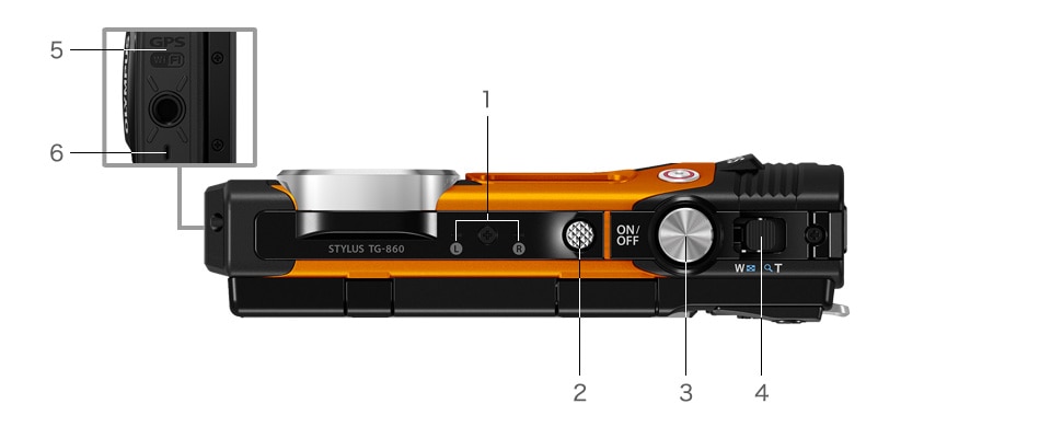 製品外観 TG-860 | 防水デジタルカメラ T(Tough) シリーズ ...