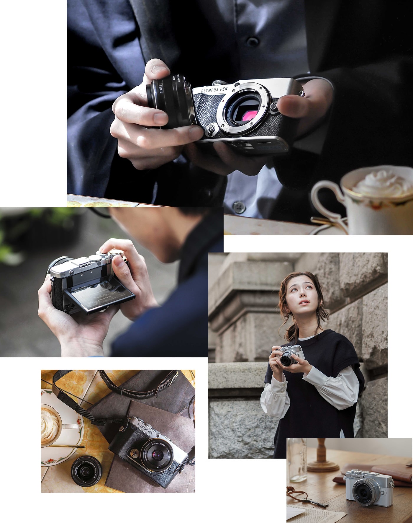 オリンパス【訳あり】OLYMPUS PEN E-P7 オリンパス ペン ダブルズームキット