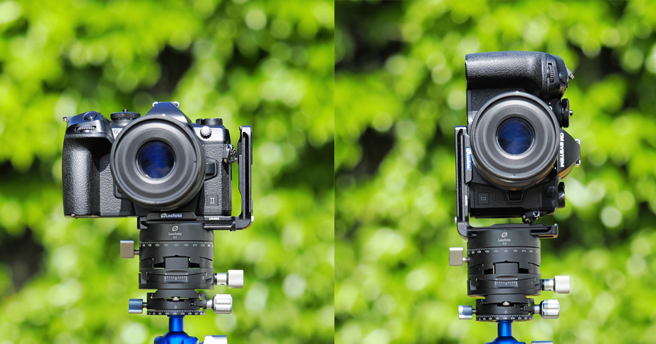 Leofoto OM-1 Mark II L型プレート