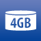 4GB