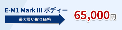 E-M1 Mark III ボディー 65,000円