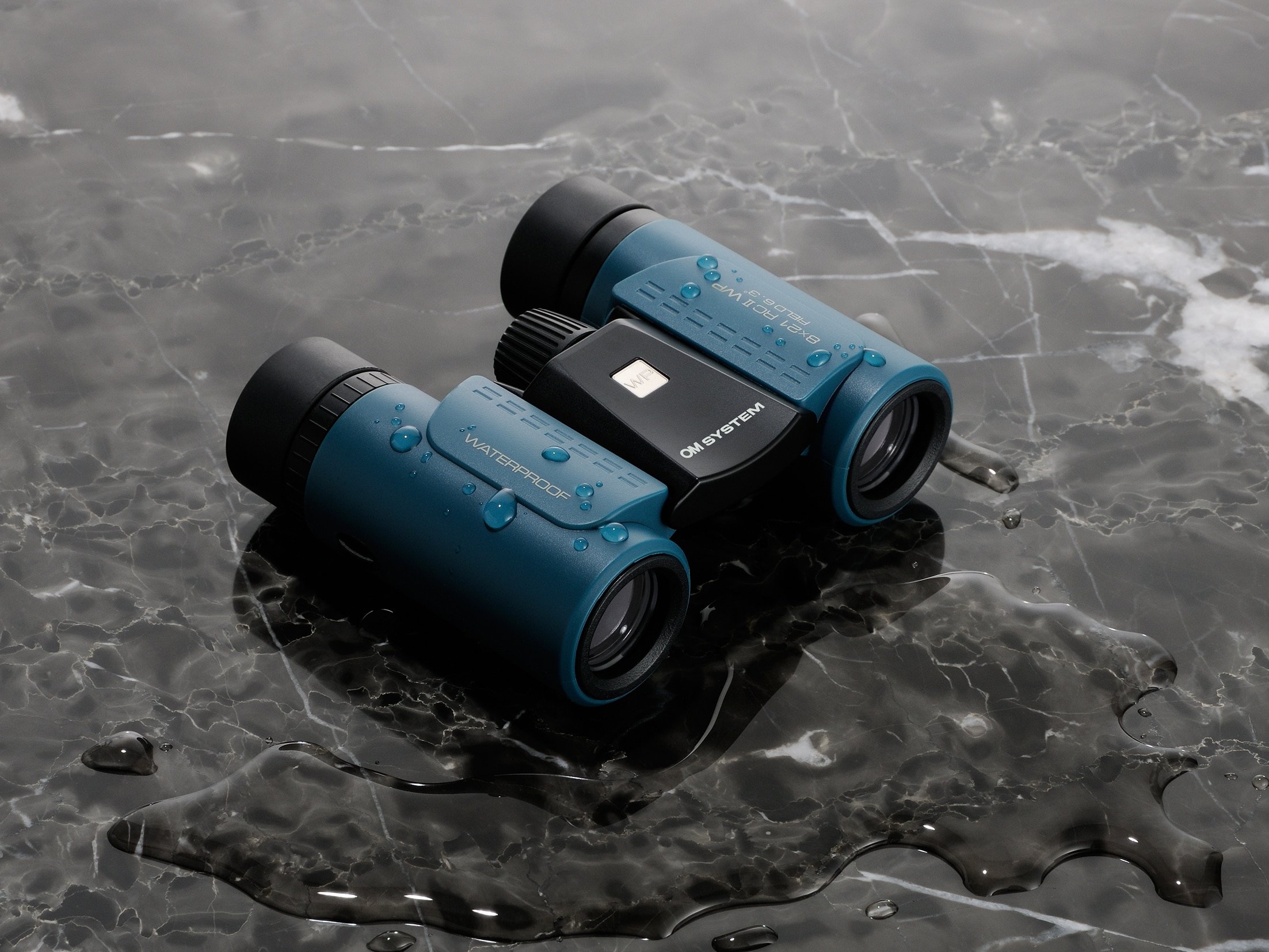 【OM SYSTEMブランド】8×21RC II WP スレイトブルー スレイトブルー 【OM SYSTEMブランド】8×21RC II WP