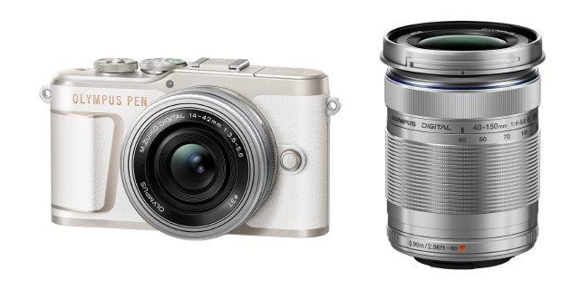 無撮像素子種類美品　OLYMPUS E-PL6 EZ ダブルズームキット WHITE