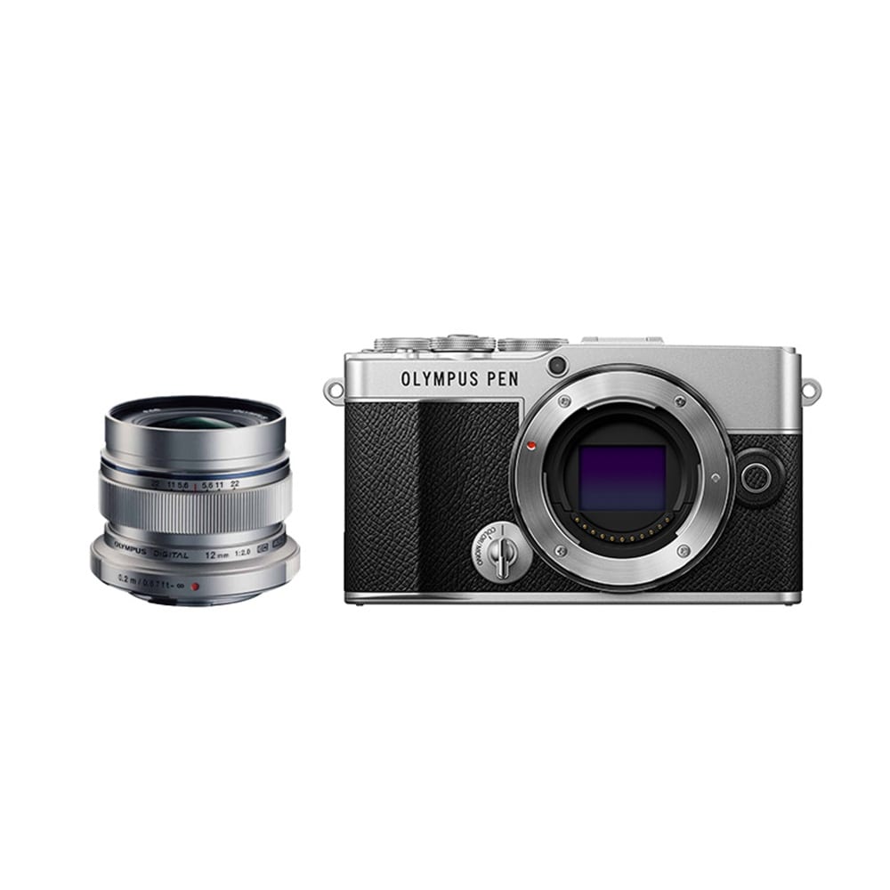 特別販売】PEN E-P7 ボディー シルバー + M.ZUIKO DIGITAL ED 12mm F2