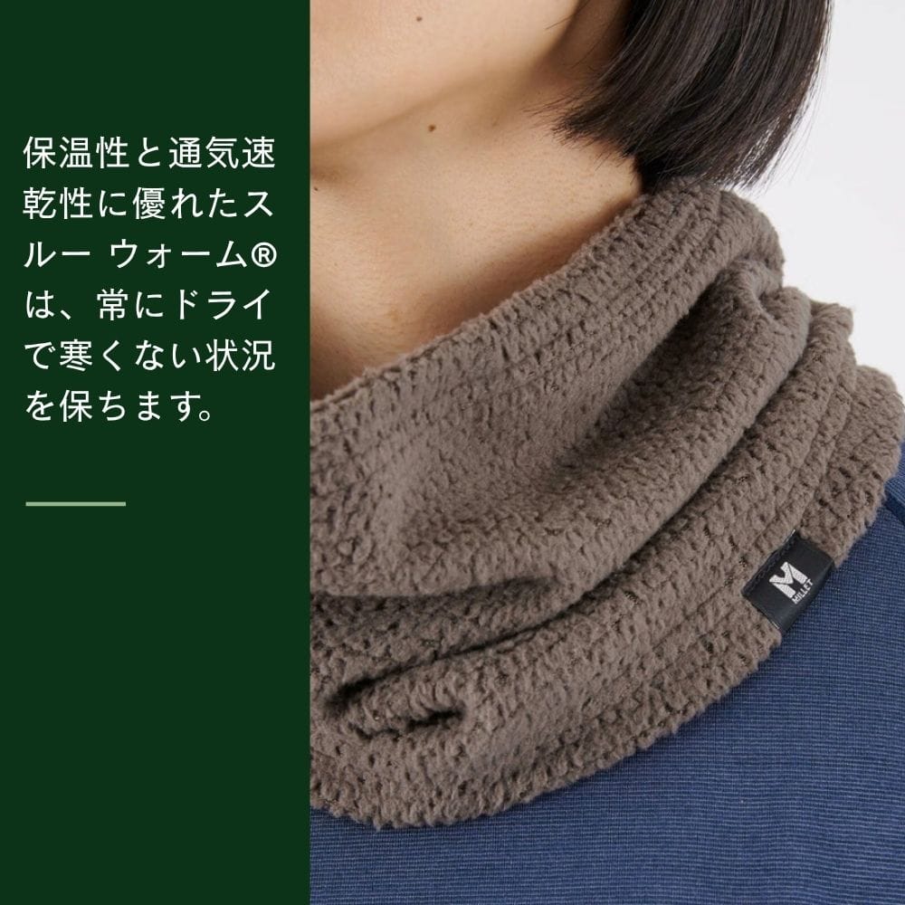 スルーウォームネックゲイター BLACK - NOIR（ユニセックス） BLACK - NOIR スルーウォームネックゲイター