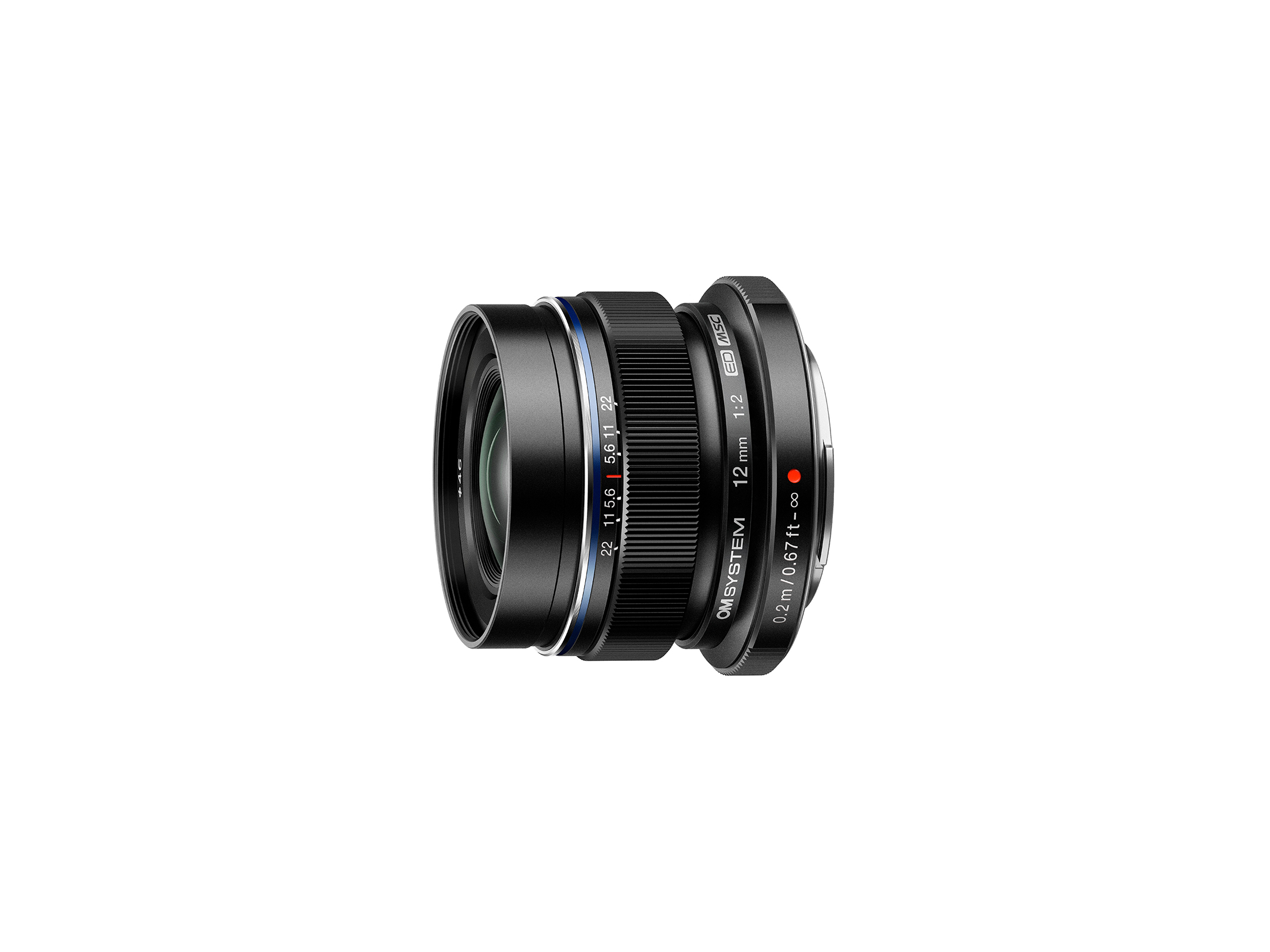 【OM SYSTEMブランド】M.ZUIKO DIGITAL ED 12mm F2.0 ブラック ブラック 【OM SYSTEMブランド】M.ZUIKO DIGITAL ED 12mm F2.0