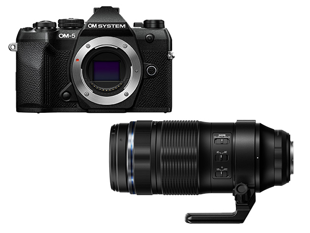 【数量限定】OM-5 Mark II ボディー ブラック+100-400mm F5.0-6.3 IS II <同時購入で通常売価より1万円引き> ブラック OM-5 Mark II ボディー+100-400mm F5.0-6.3 IS II