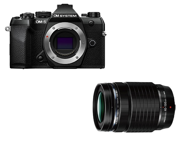 【数量限定】OM-5 Mark II ボディー ブラック+40-150mm F4.0 PRO <同時購入で通常売価より1万円引き> ブラック OM-5 Mark II ボディー+40-150mm F4.0 PRO