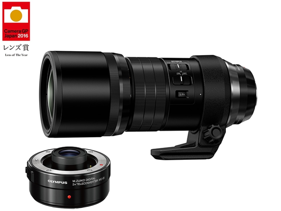 【期間限定:テレコン半額】【OM SYSTEMブランド】M.ZUIKO DIGITAL ED 300mm F4.0 IS PRO + MC-20セット
