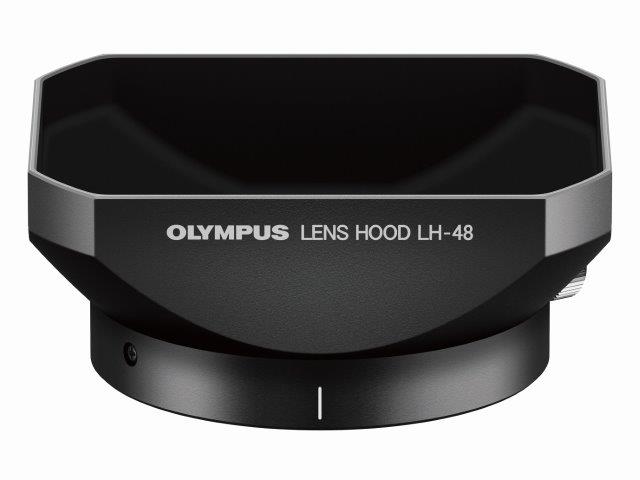 【OLYMPUSブランド】金属レンズフード LH-48 ブラック