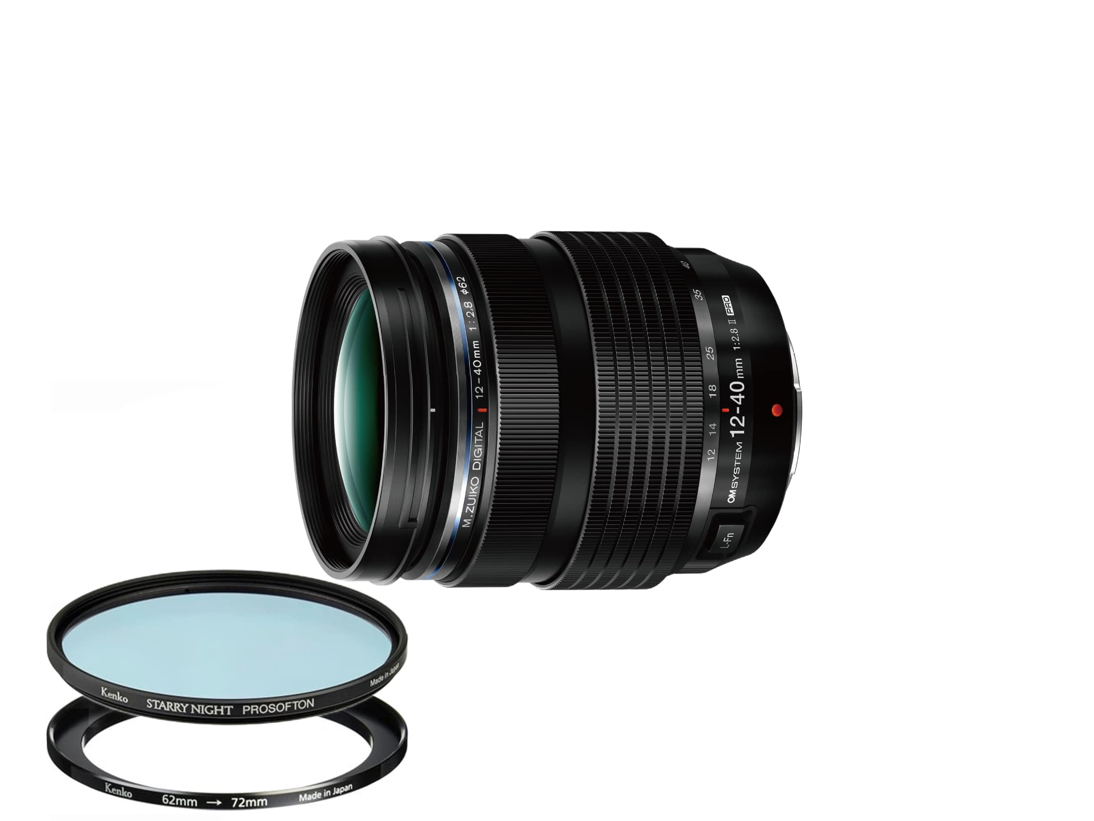 【数量限定】M.ZUIKO DIGITAL ED 12-40mm F2.8 PRO II + スターリーナイト プロソフトン 72mm + ステップアップリング 62-72 セット