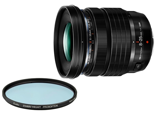 【数量限定】M.ZUIKO DIGITAL ED 8-25mm F4.0 PRO + スターリーナイト プロソフトン 72mm セット
