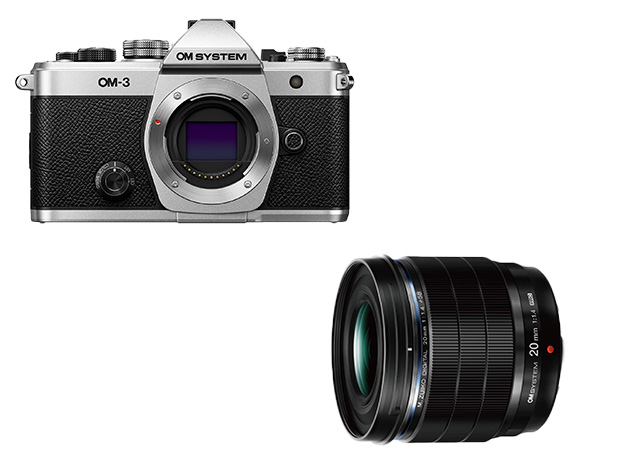 【数量限定】OM-3 ボディー+20mm F1.4 PRO <同時購入で通常売価より5000円引き>