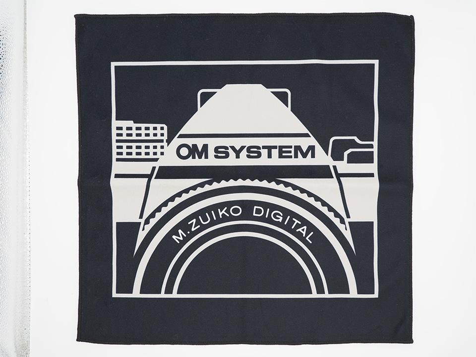 ラッピングクロス（OM-3 カメラ柄）Sサイズ