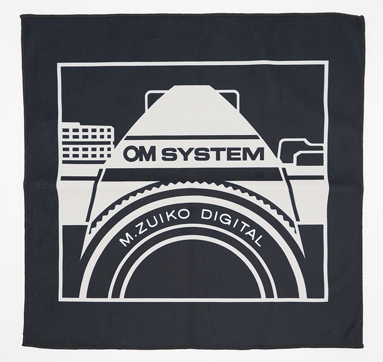 ラッピングクロス（OM-3 カメラ柄）Sサイズ