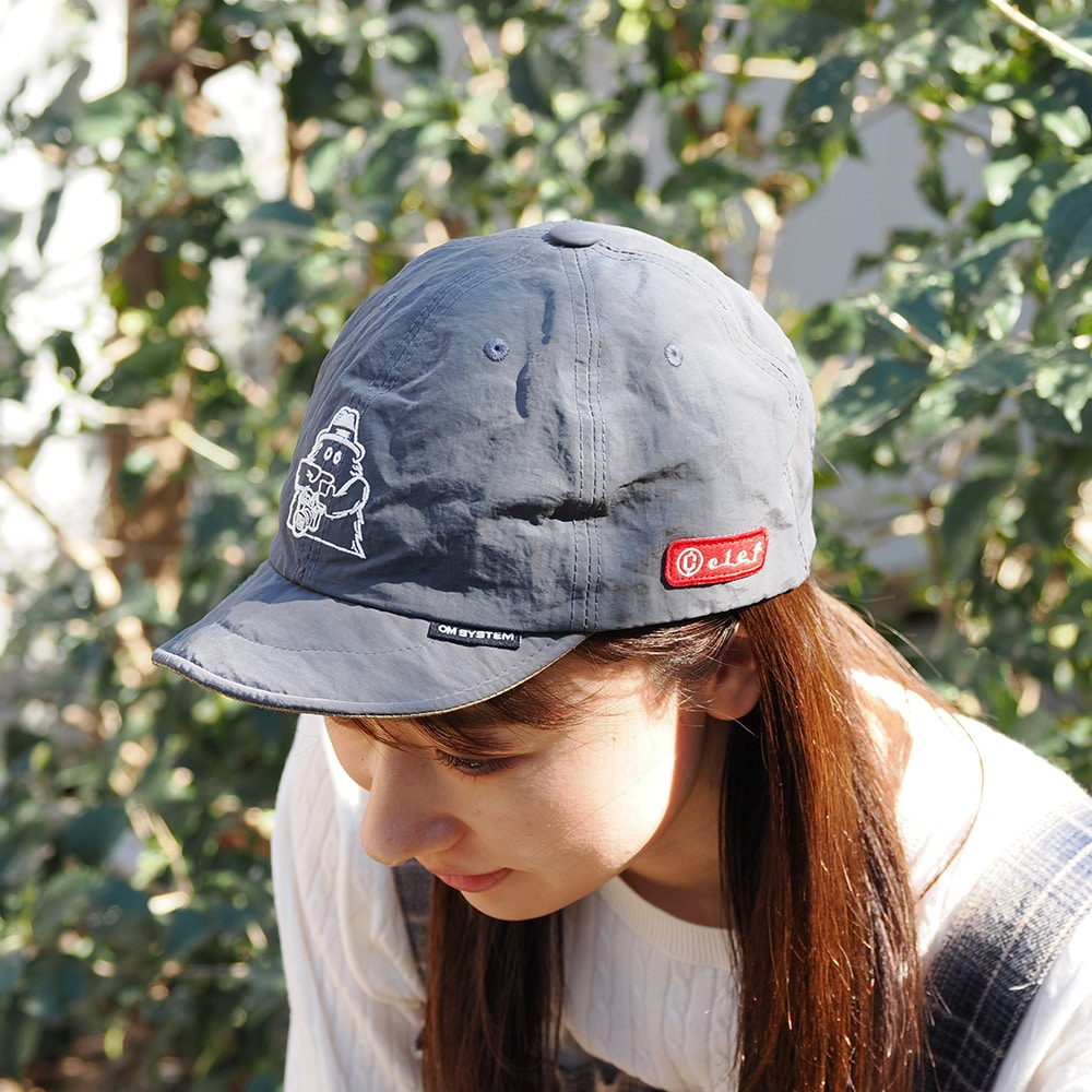 【マイル交換品】OM SYSTEM x OUTDOOR MONSTER x Clef オリジナルキャップ グレー