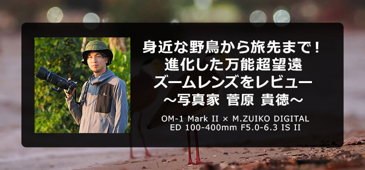【特集】身近な野鳥から旅先まで！進化した万能超望遠ズームレンズをレビュー～写真家 菅原 貴徳～