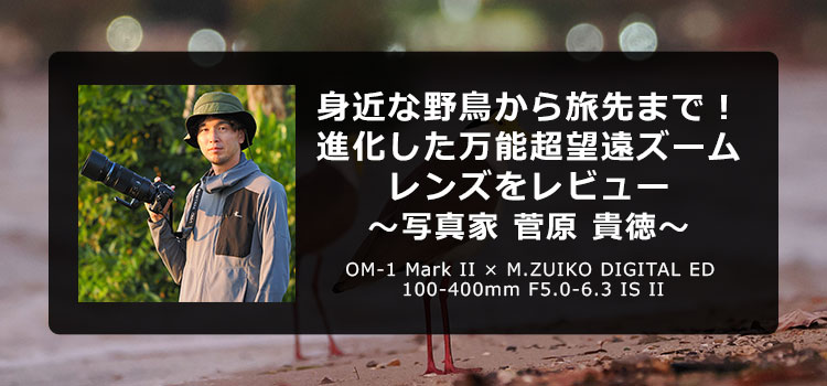 身近な野鳥から旅先まで！進化した万能超望遠ズームレンズをレビュー ～写真家 菅原 貴徳～