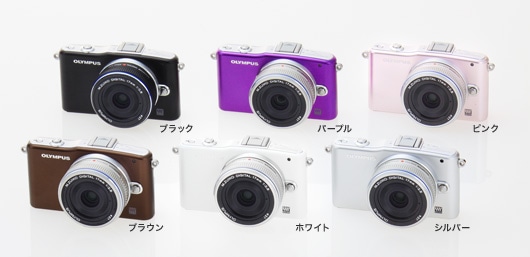 デジタル一眼カメラ OLYMPUS PEN mini E-PM1 6色のカラー